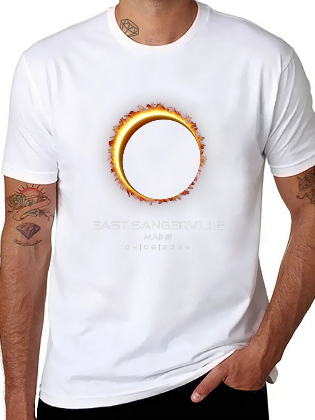 East Sangerville Maine Eclipse T-Shirt
