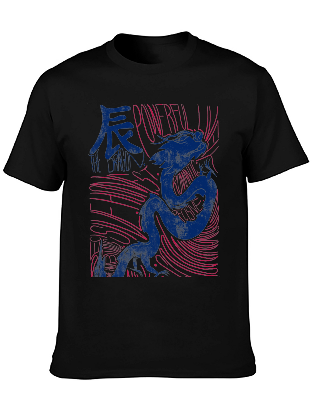 Dragon Graphic Print T-Shirt
