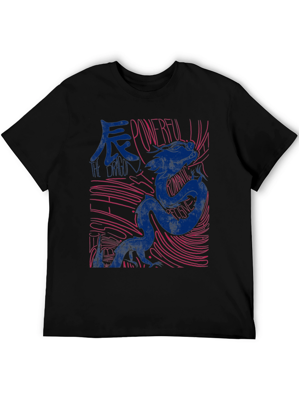 Dragon Graphic Print T-Shirt