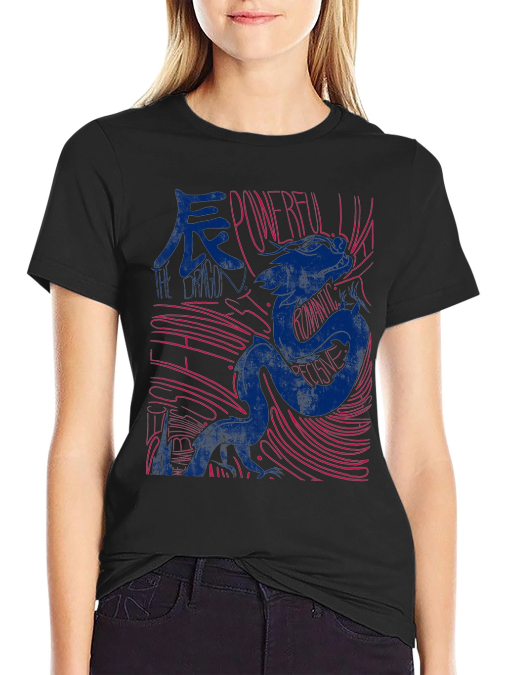Dragon Graphic Print T-Shirt