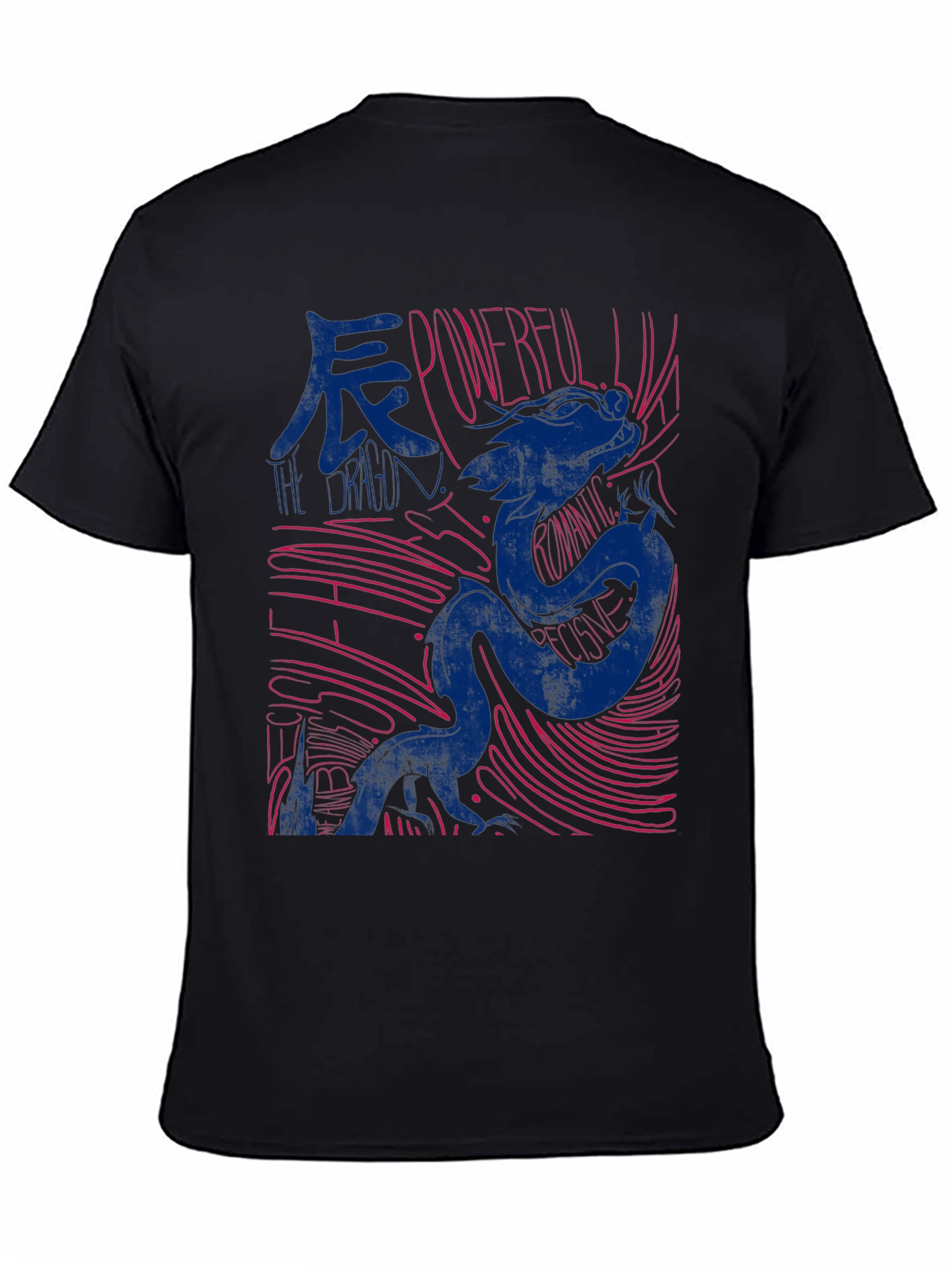 Dragon Graphic Print T-Shirt