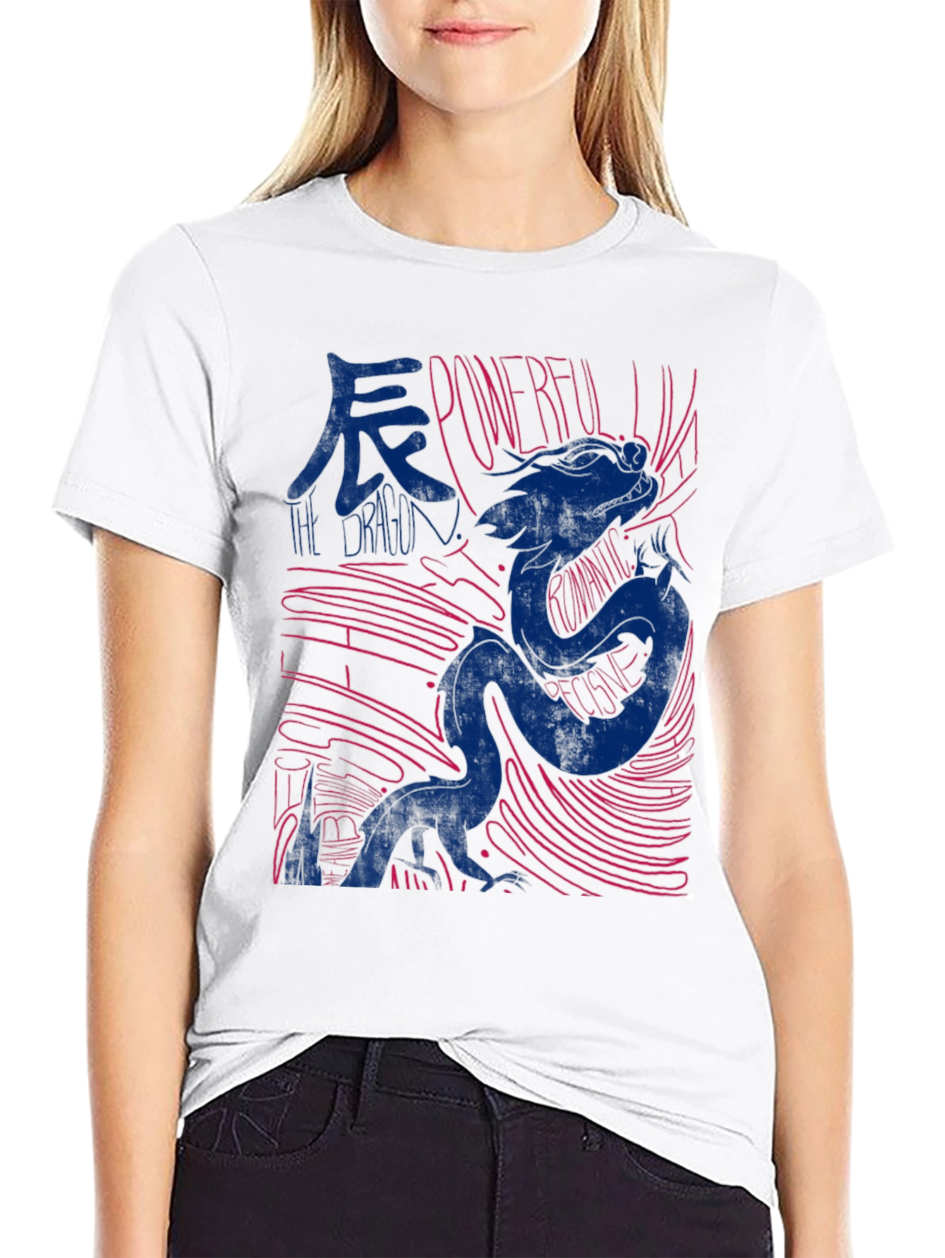 Dragon Graphic Print T-Shirt