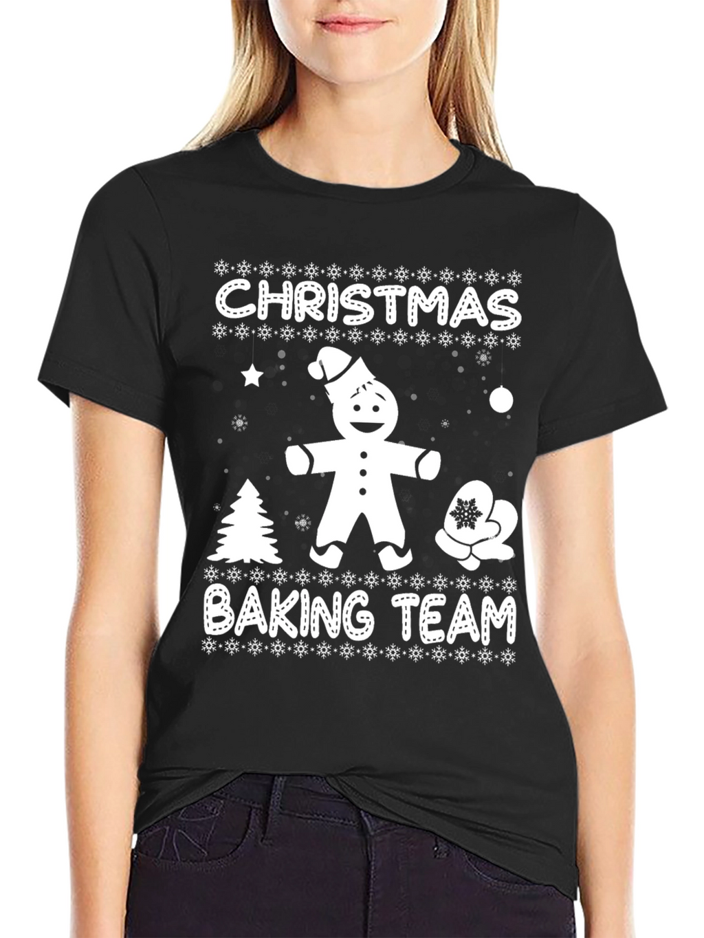 Christmas Baking Team T-Shirt Holiday Crew Tee