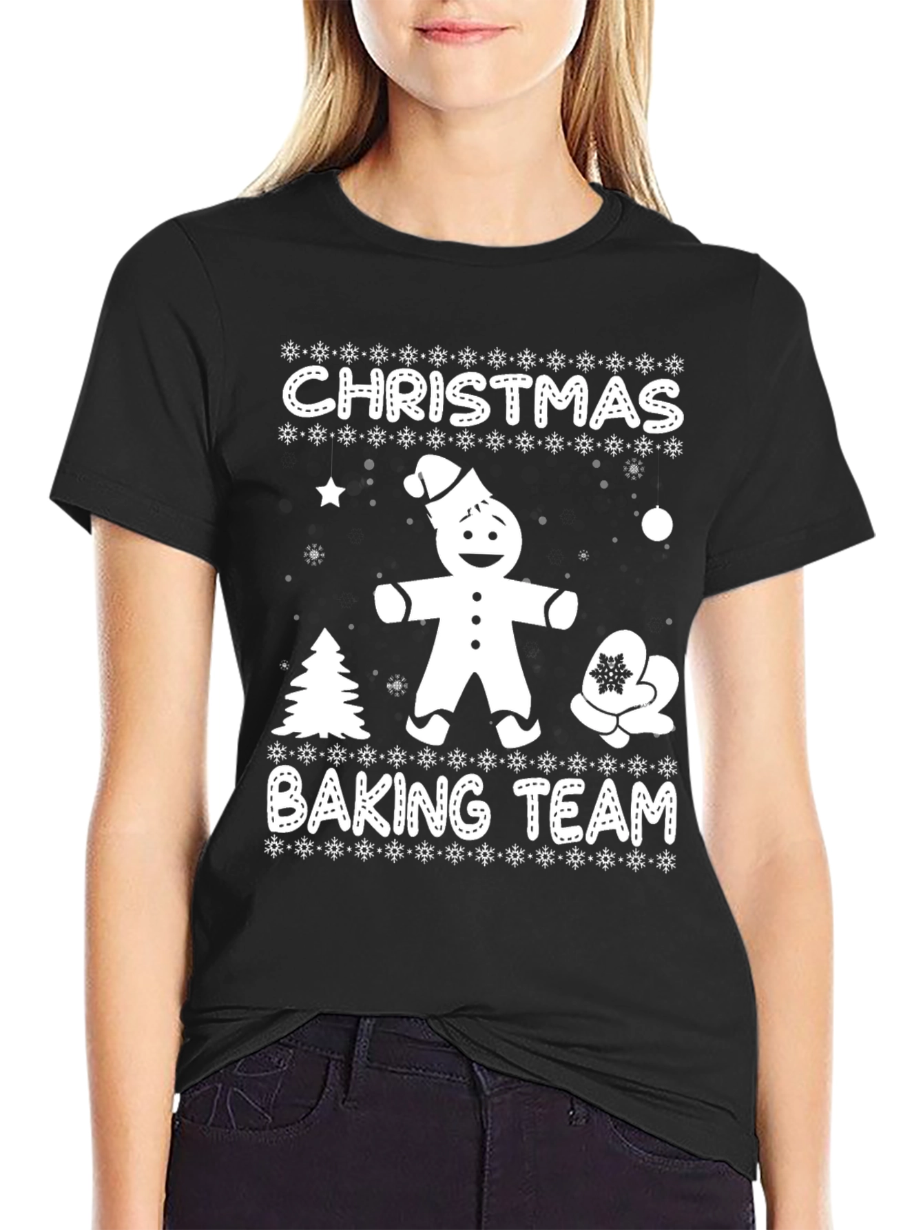 Christmas Baking Team T-Shirt Holiday Crew Tee