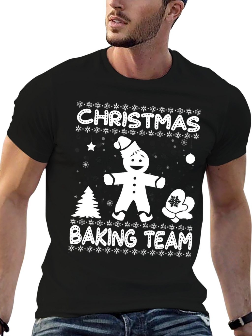 Christmas Baking Team T-Shirt Holiday Crew Tee