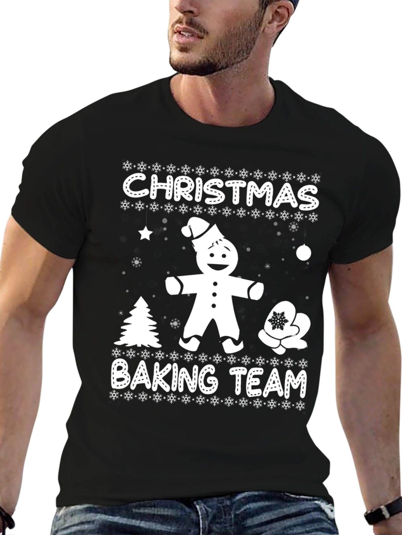 Christmas Baking Team T-Shirt Holiday Crew Tee