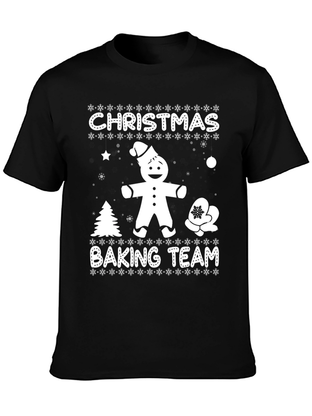 Christmas Baking Team T-Shirt Holiday Crew Tee