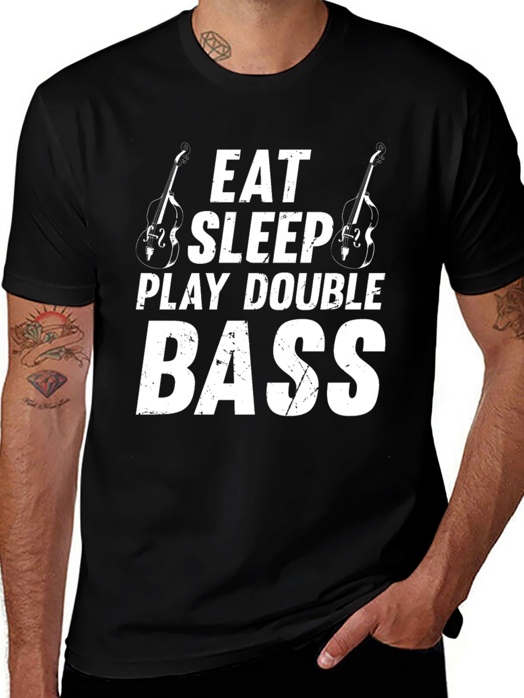 Eat Sleep Play Double Bass T-Shirt