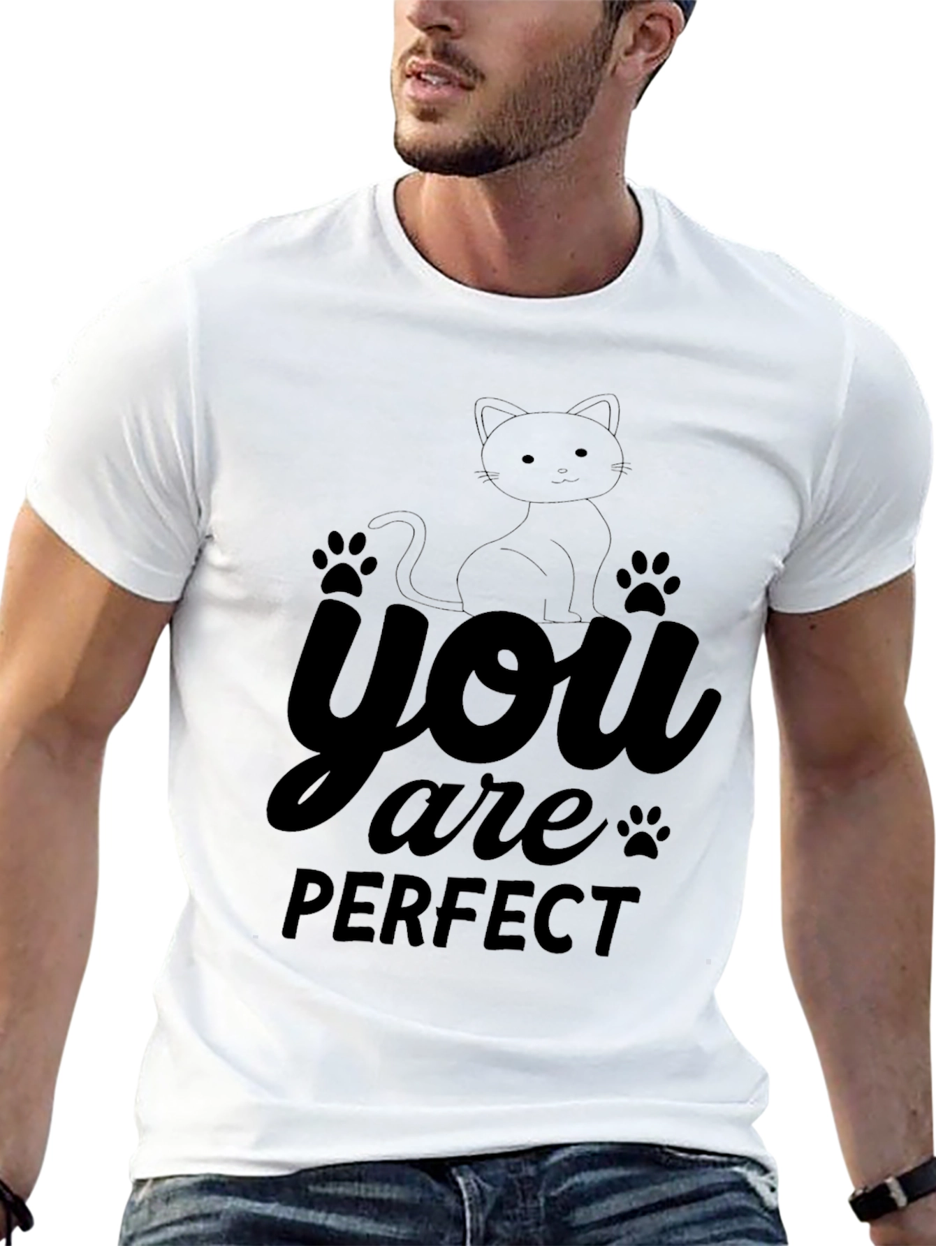 You Are Perfect Cat T-Shirt