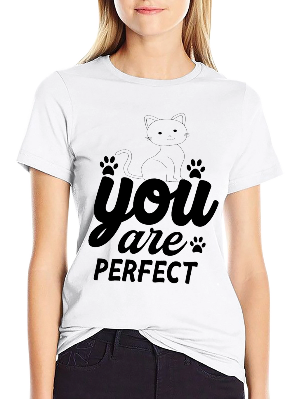 You Are Perfect Cat T-Shirt