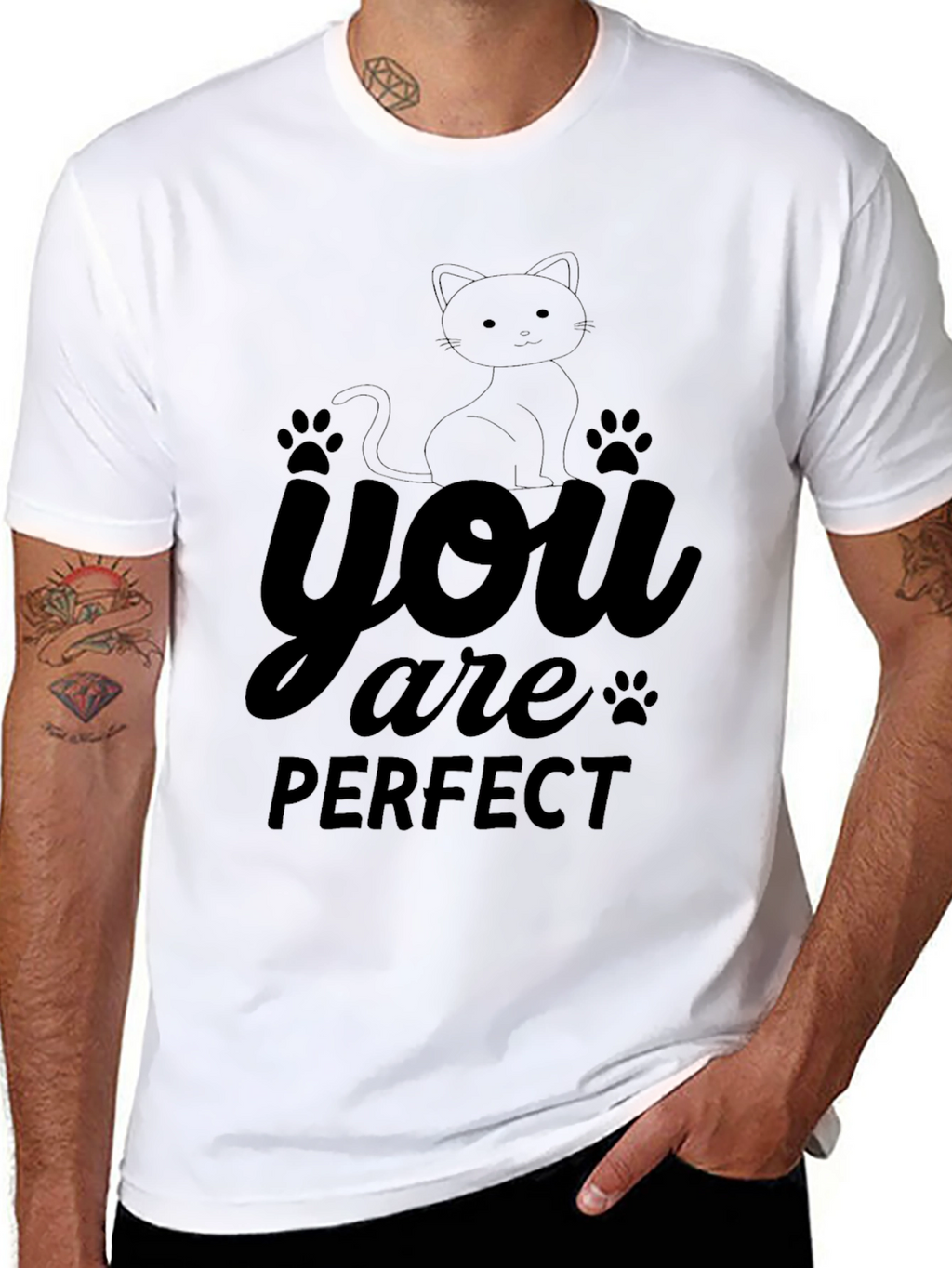 You Are Perfect Cat T-Shirt