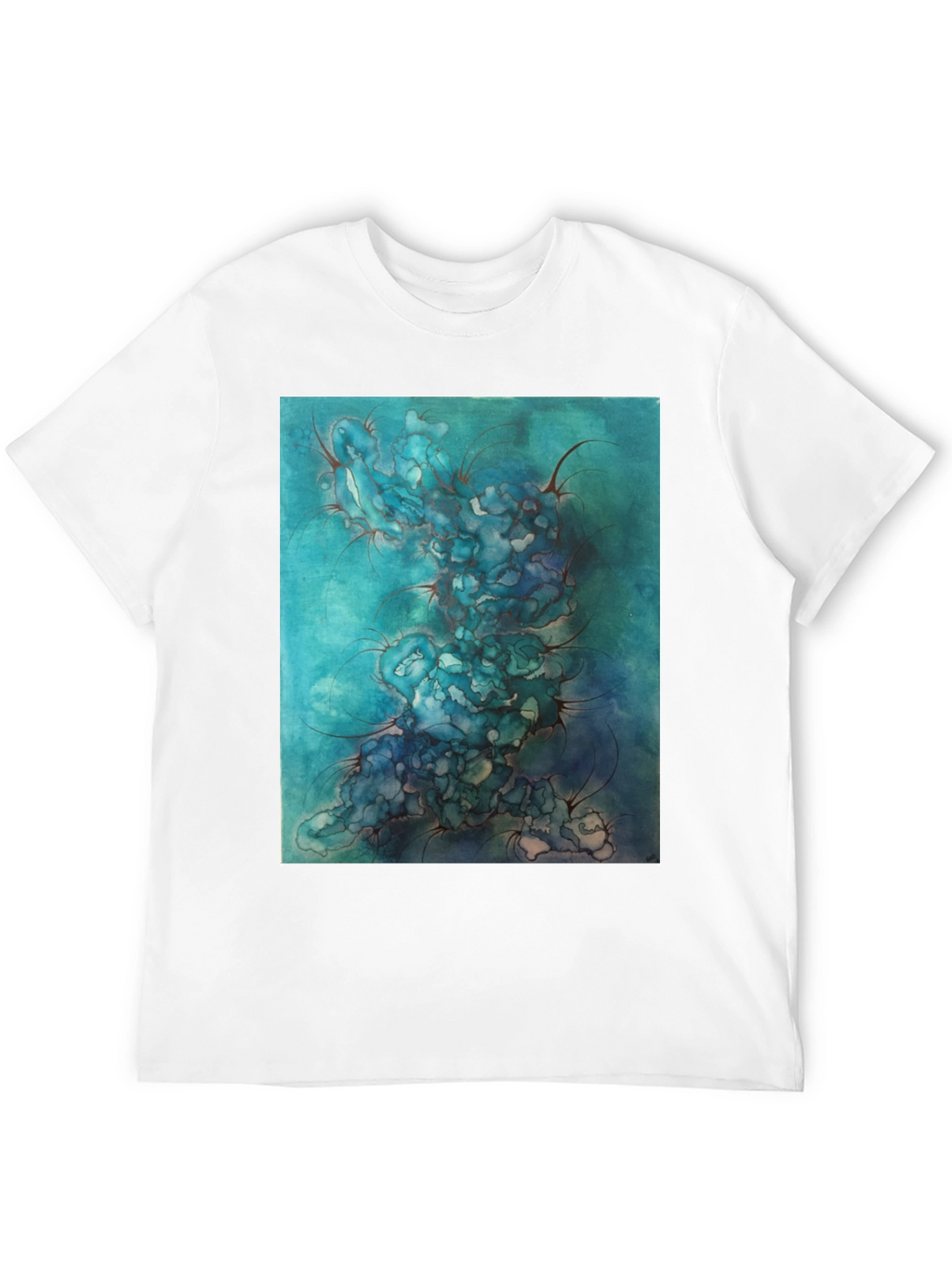 Abstract Watercolor Art Tee