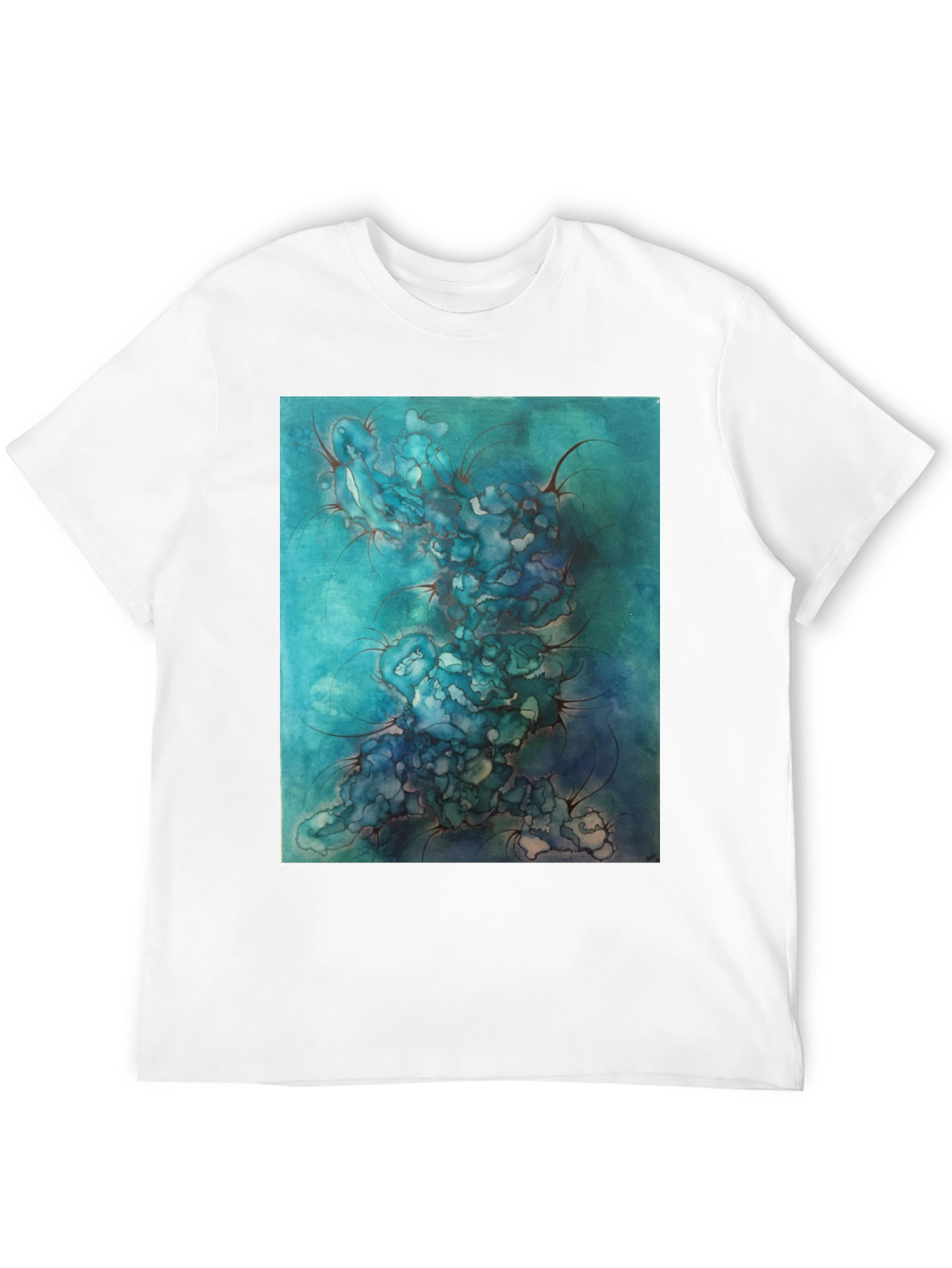 Abstract Watercolor Art Tee
