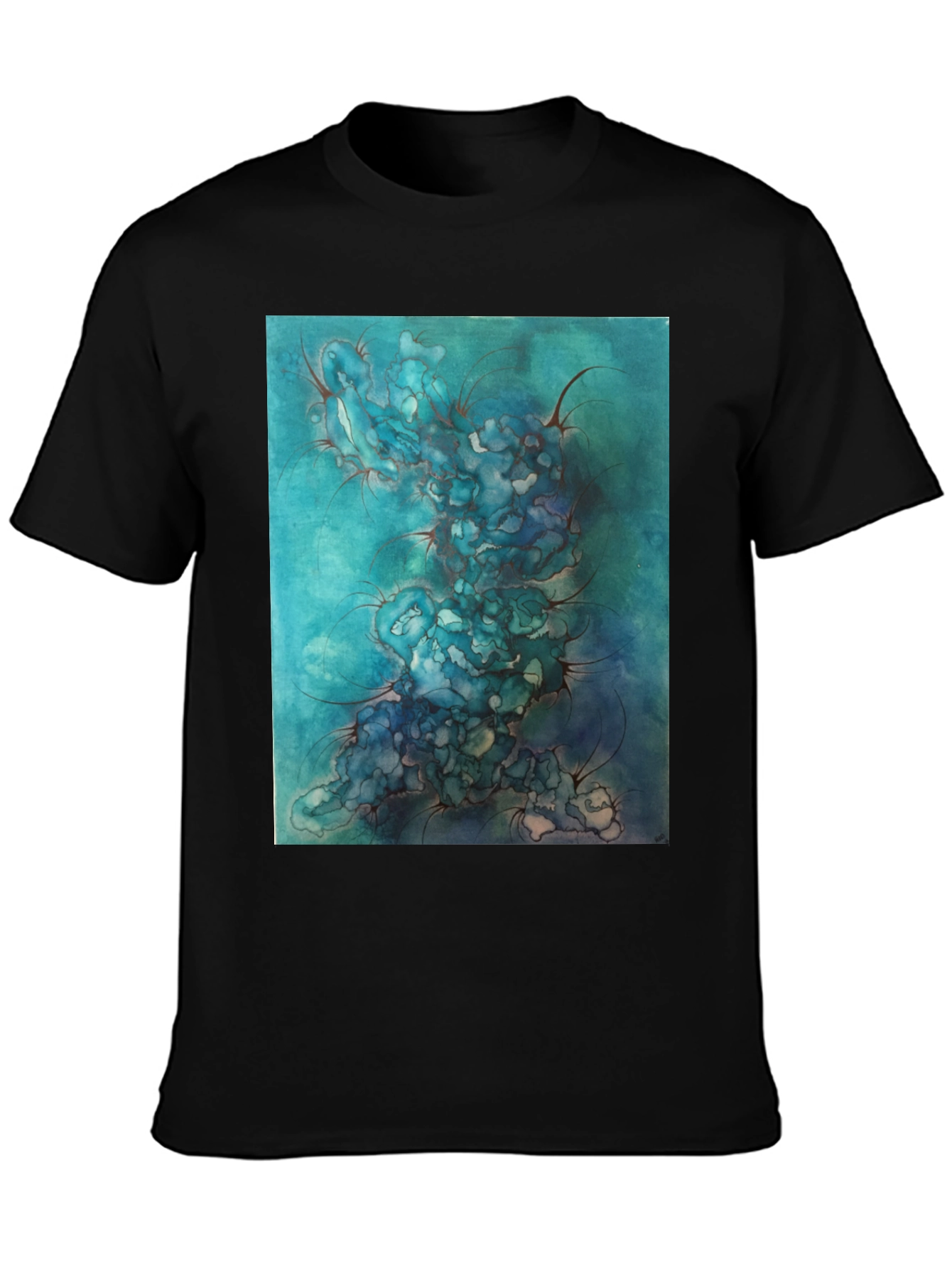 Abstract Watercolor Art Tee