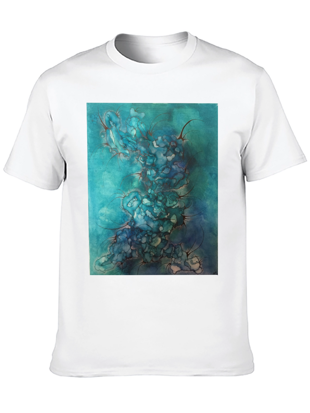Abstract Watercolor Art Tee