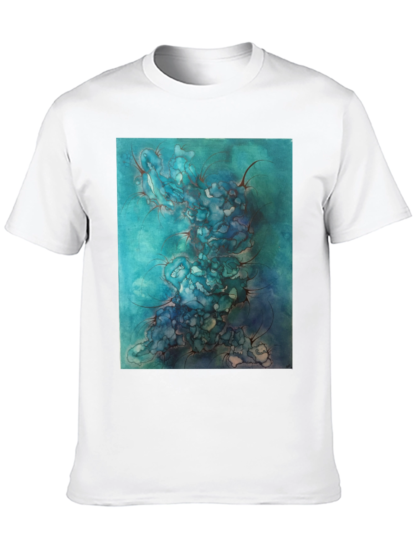 Abstract Watercolor Art Tee