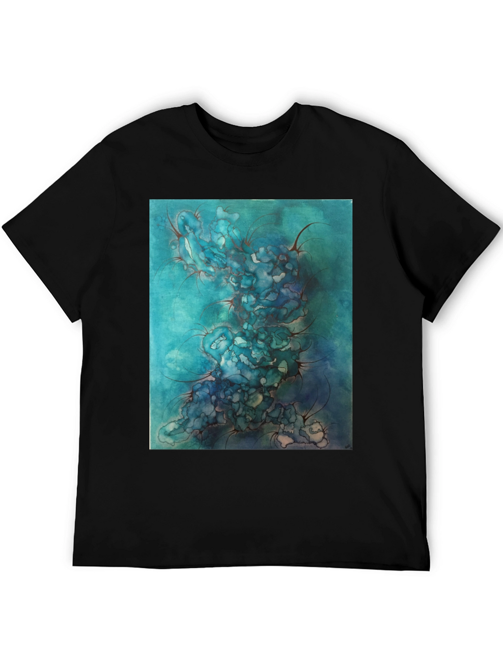 Abstract Watercolor Art Tee