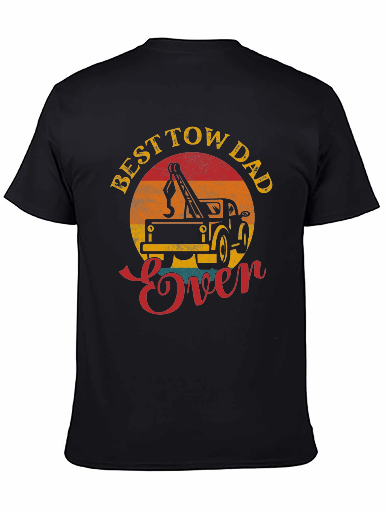 Best Tow Dad Ever T-Shirt -  Vintage Tow Truck Tee