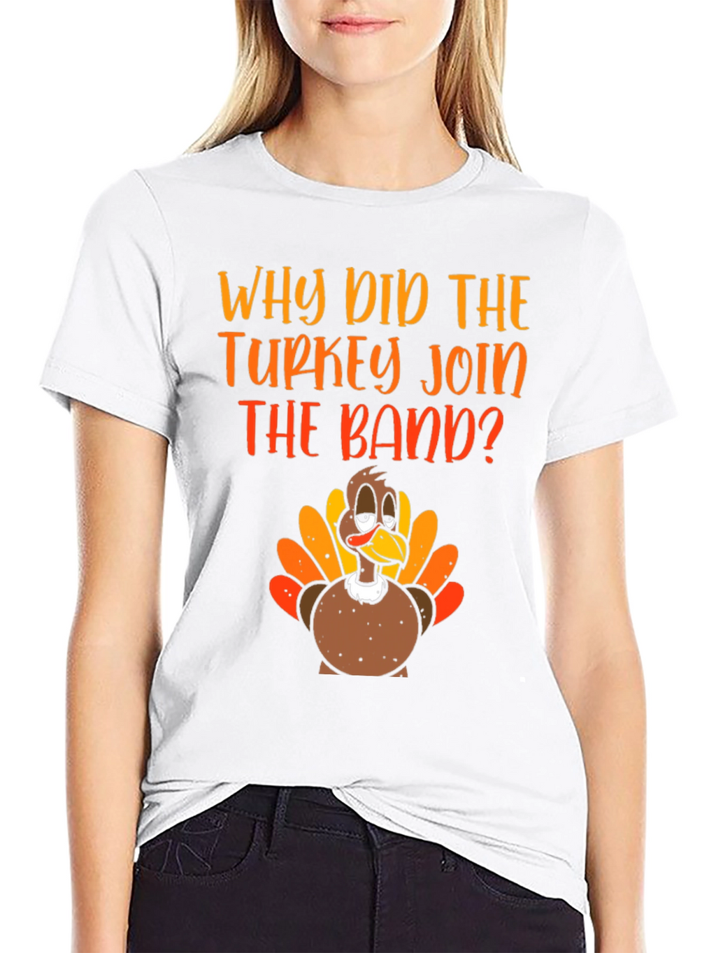 Turkey Band T-Shirt - Thanksgiving Humor Tee