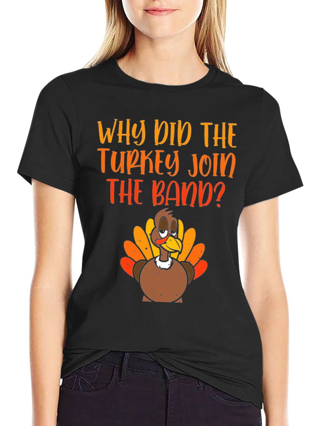 Turkey Band T-Shirt - Thanksgiving Humor Tee