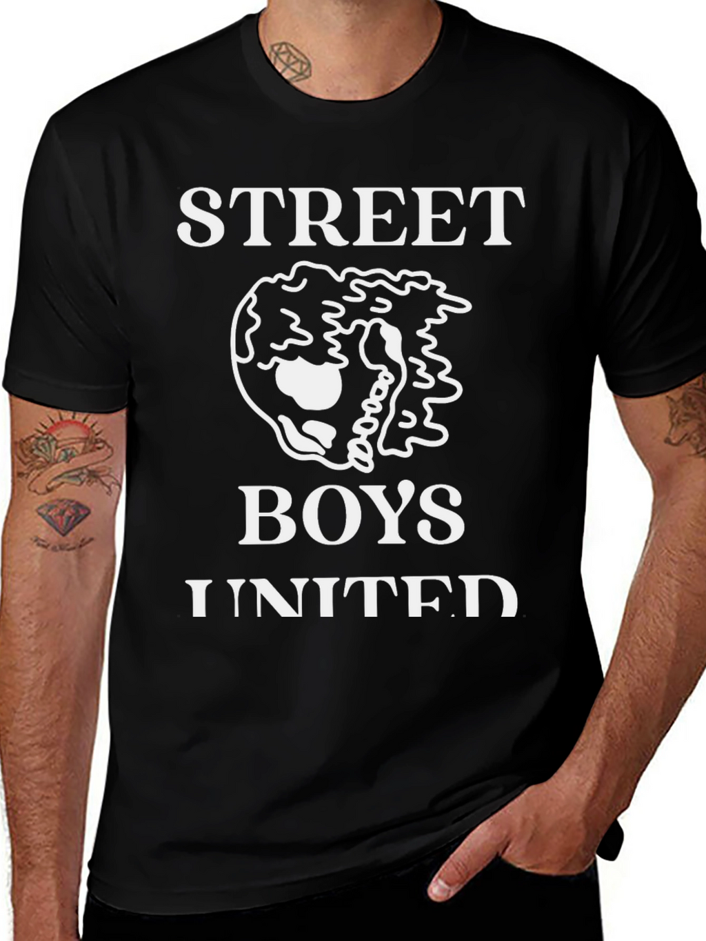 Street Boys United Black T-Shirt