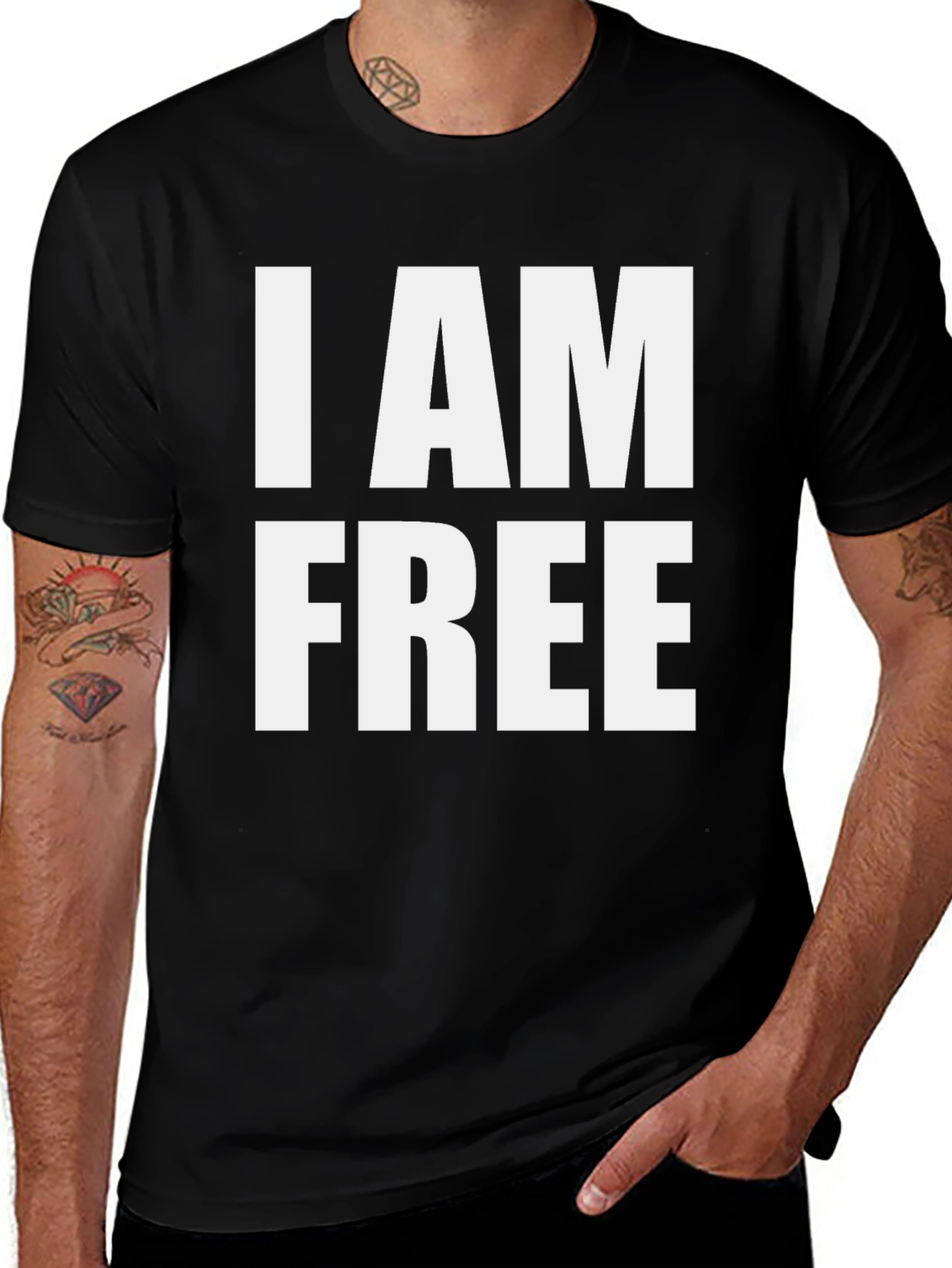 I AM FREE Graphic T-Shirt - Statement Tee