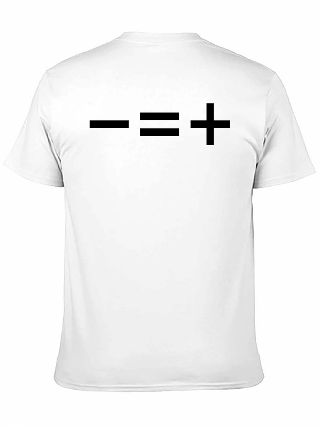 Math Equation T-Shirt - Minus Equals Plus Symbol