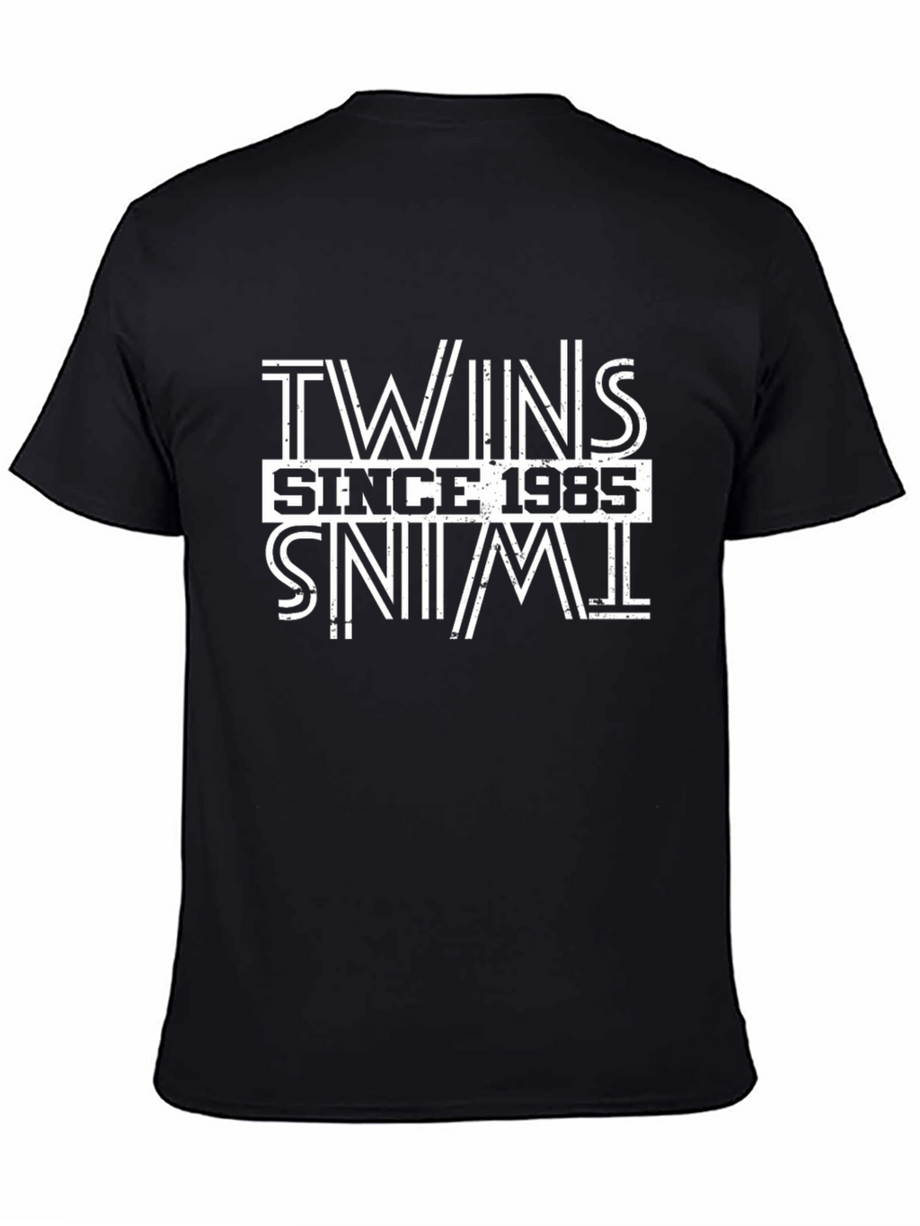 Twins Since 1985 Black T-Shirt