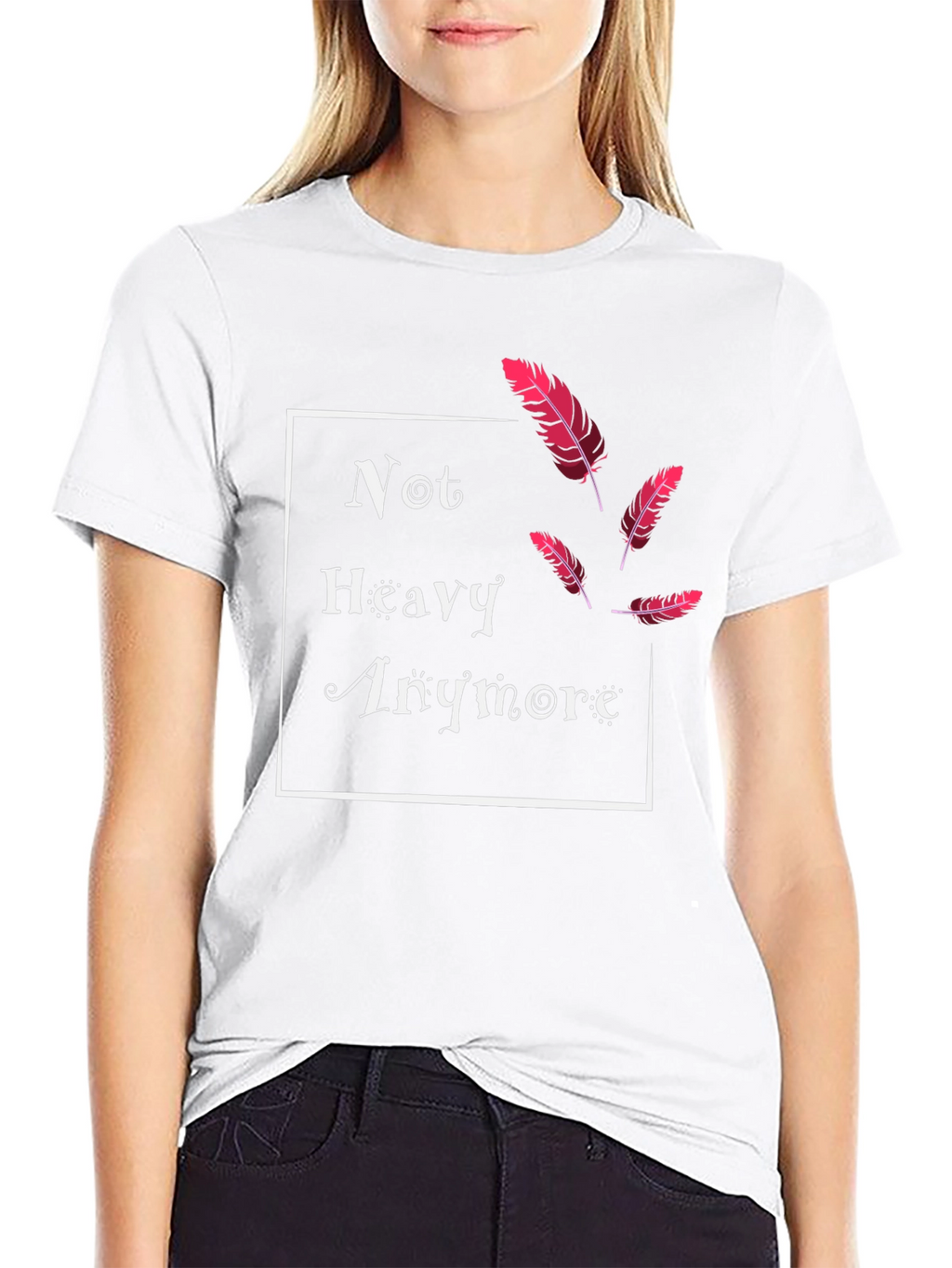 Not Heavy Anymore Feather T-Shirt