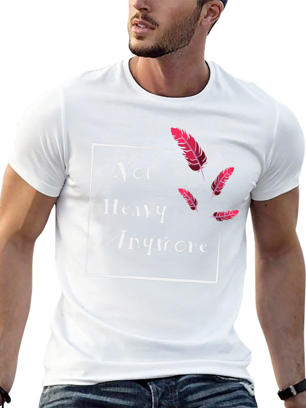 Not Heavy Anymore Feather T-Shirt