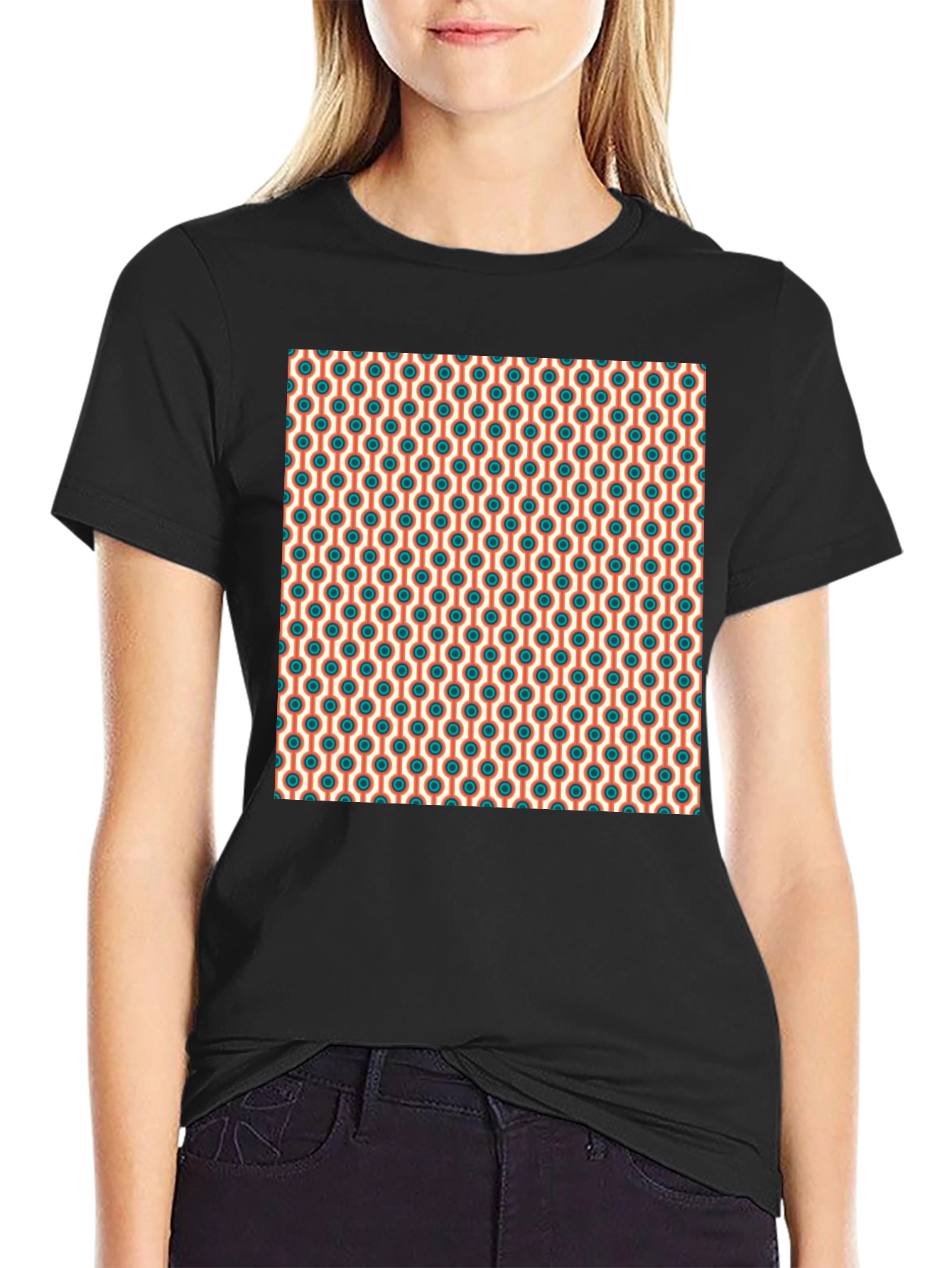 Retro Pattern Tee - Cool Graphic Print