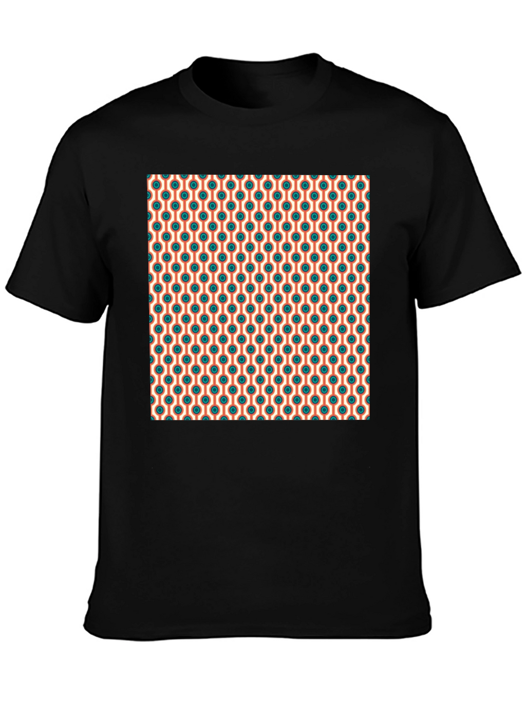 Retro Pattern Tee - Cool Graphic Print