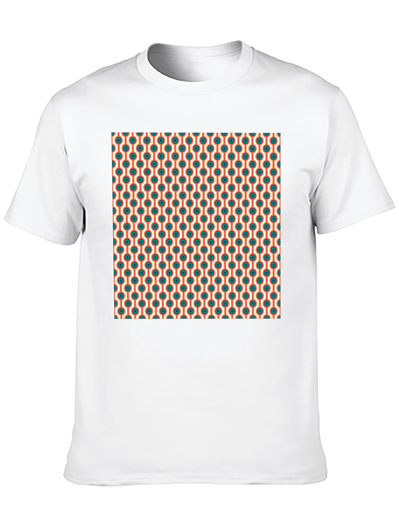 Retro Pattern Tee - Cool Graphic Print