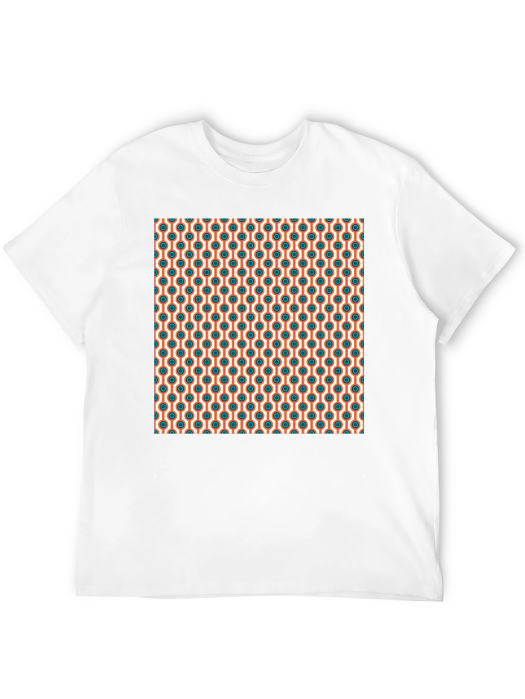 Retro Pattern Tee - Cool Graphic Print