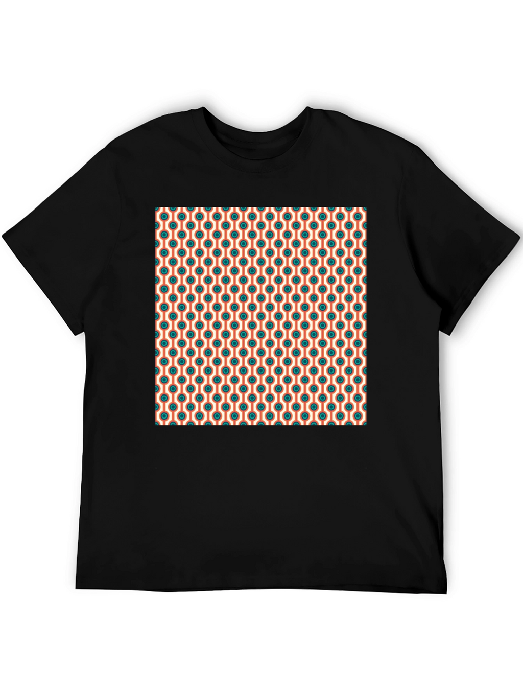 Retro Pattern Tee - Cool Graphic Print