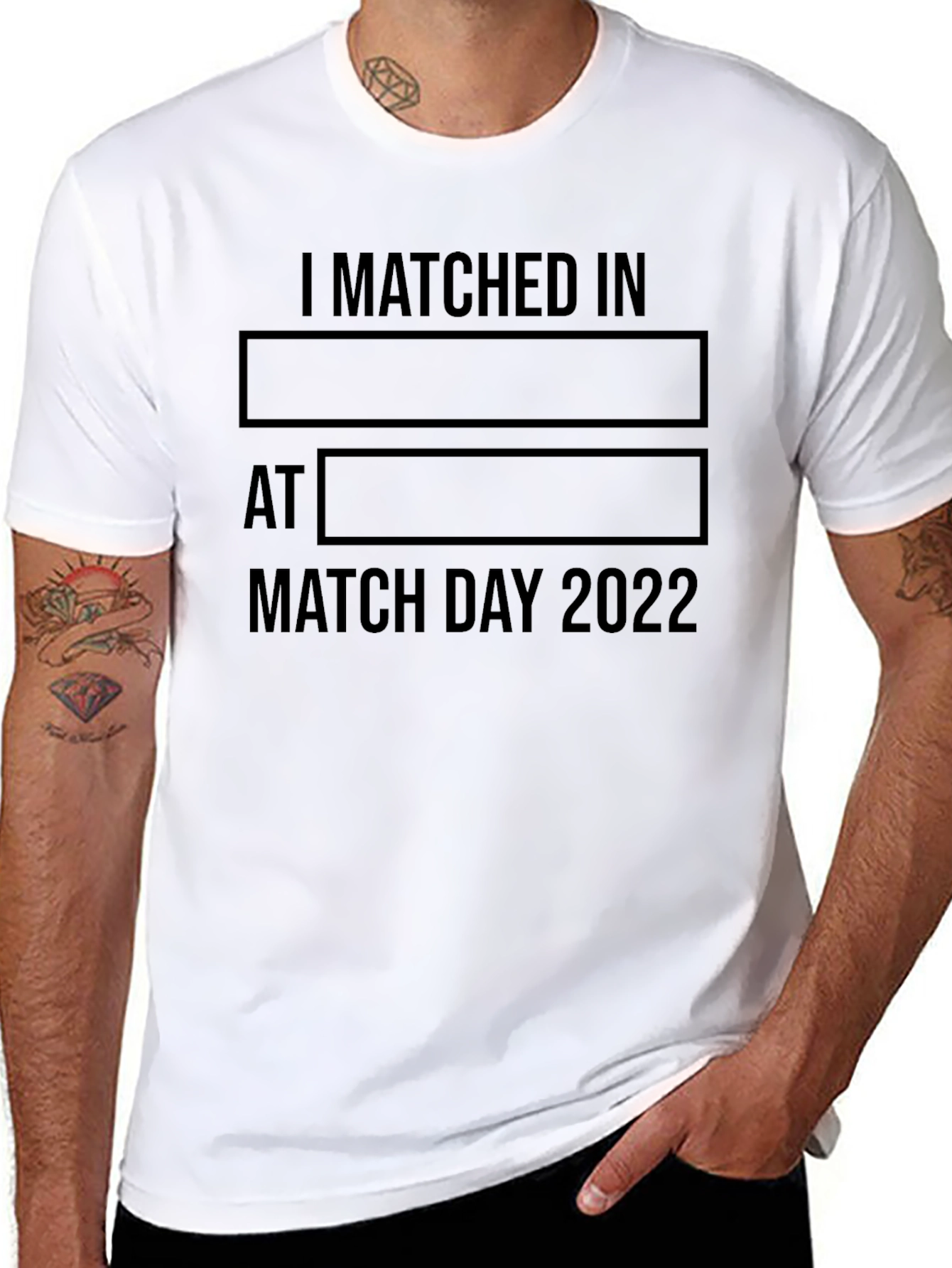 Match Day 2022 Black Graphic T-Shirt