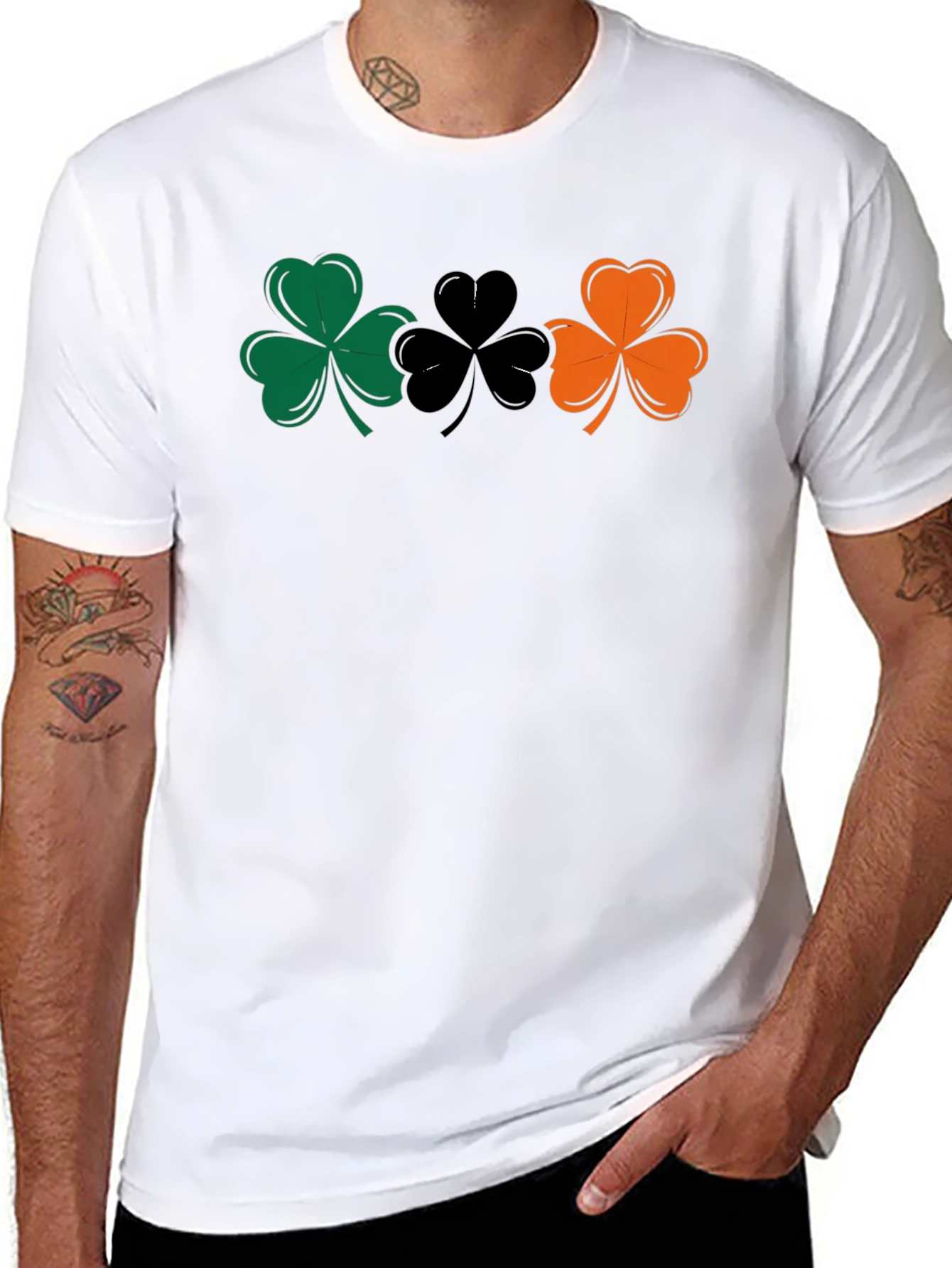 Irish Flag Shamrock T-Shirt - Luck of the Irish