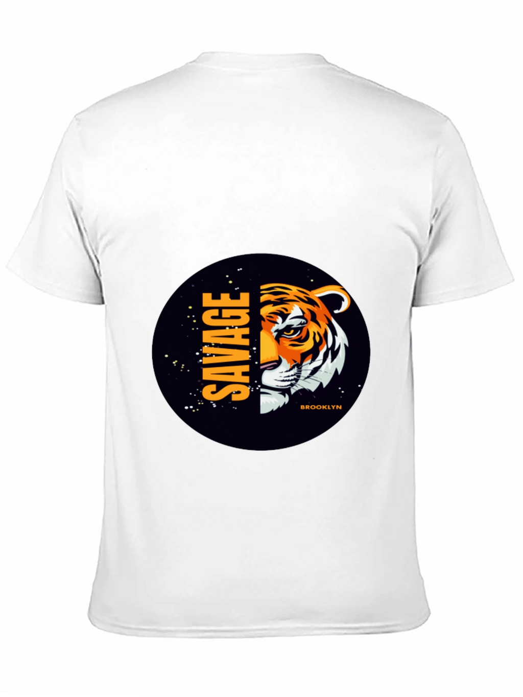 Savage Brooklyn Tiger Graphic Tee - Black