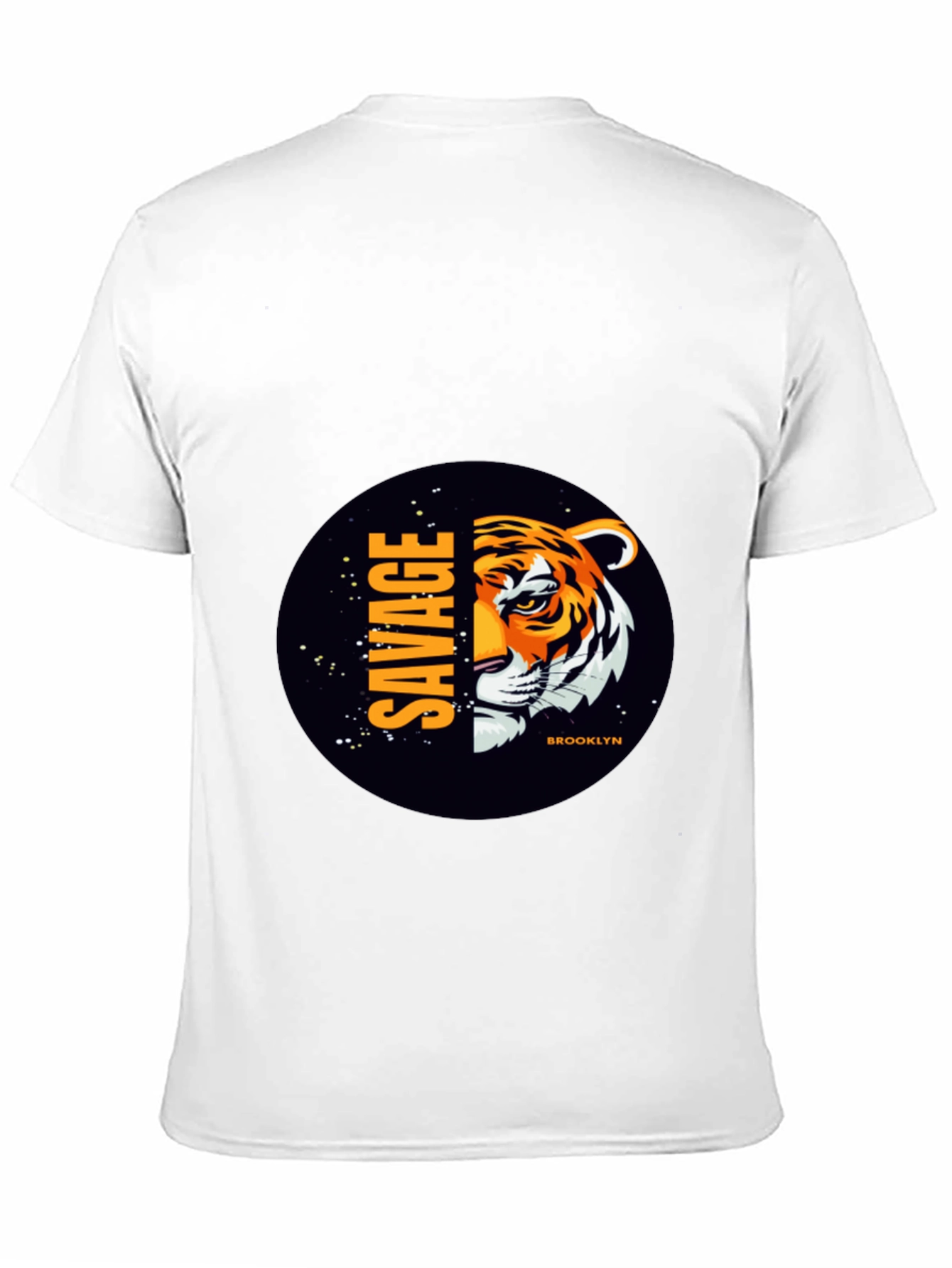 Savage Brooklyn Tiger Graphic Tee - Black