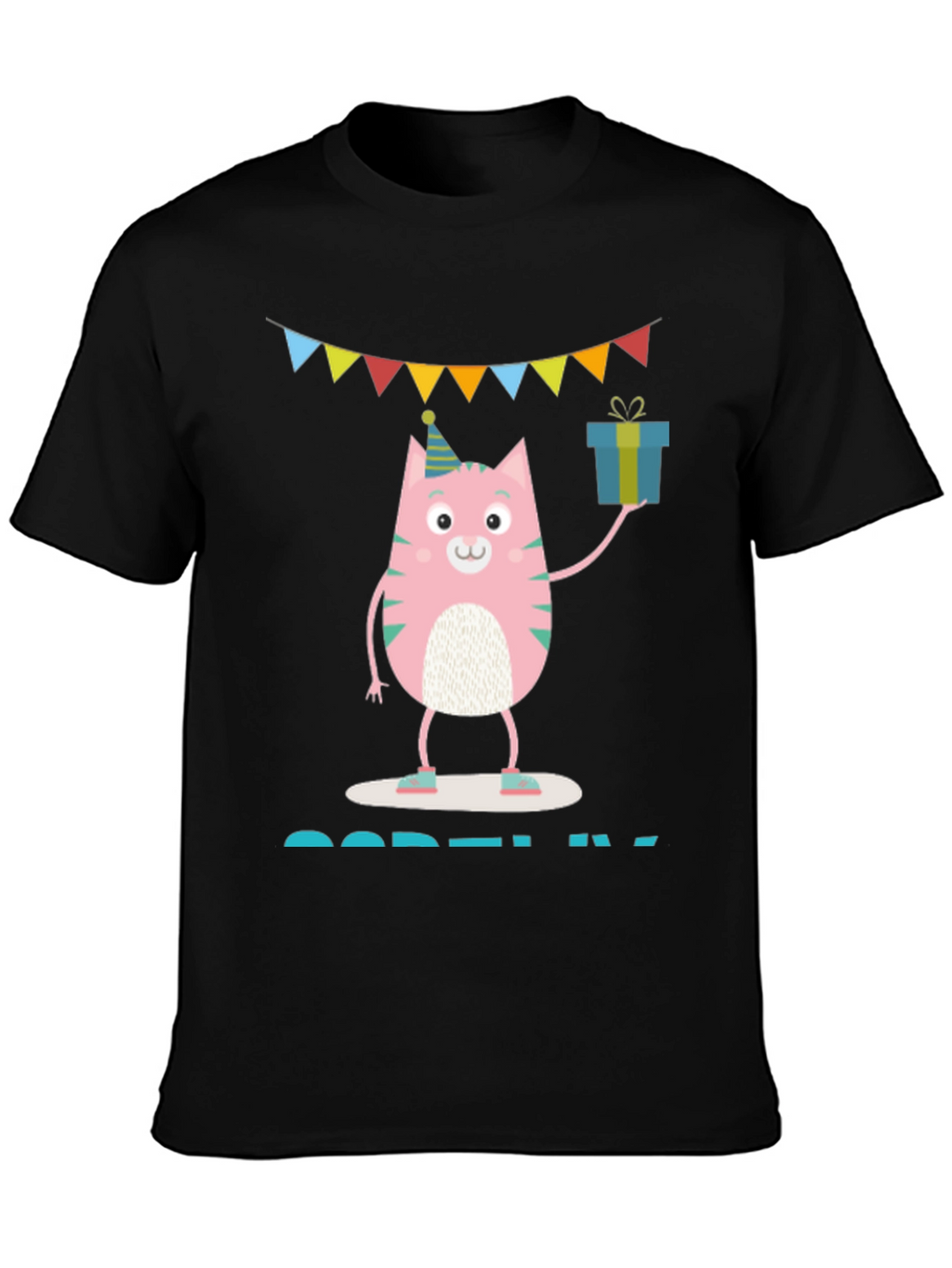 Cute Birthday Cat T-Shirt