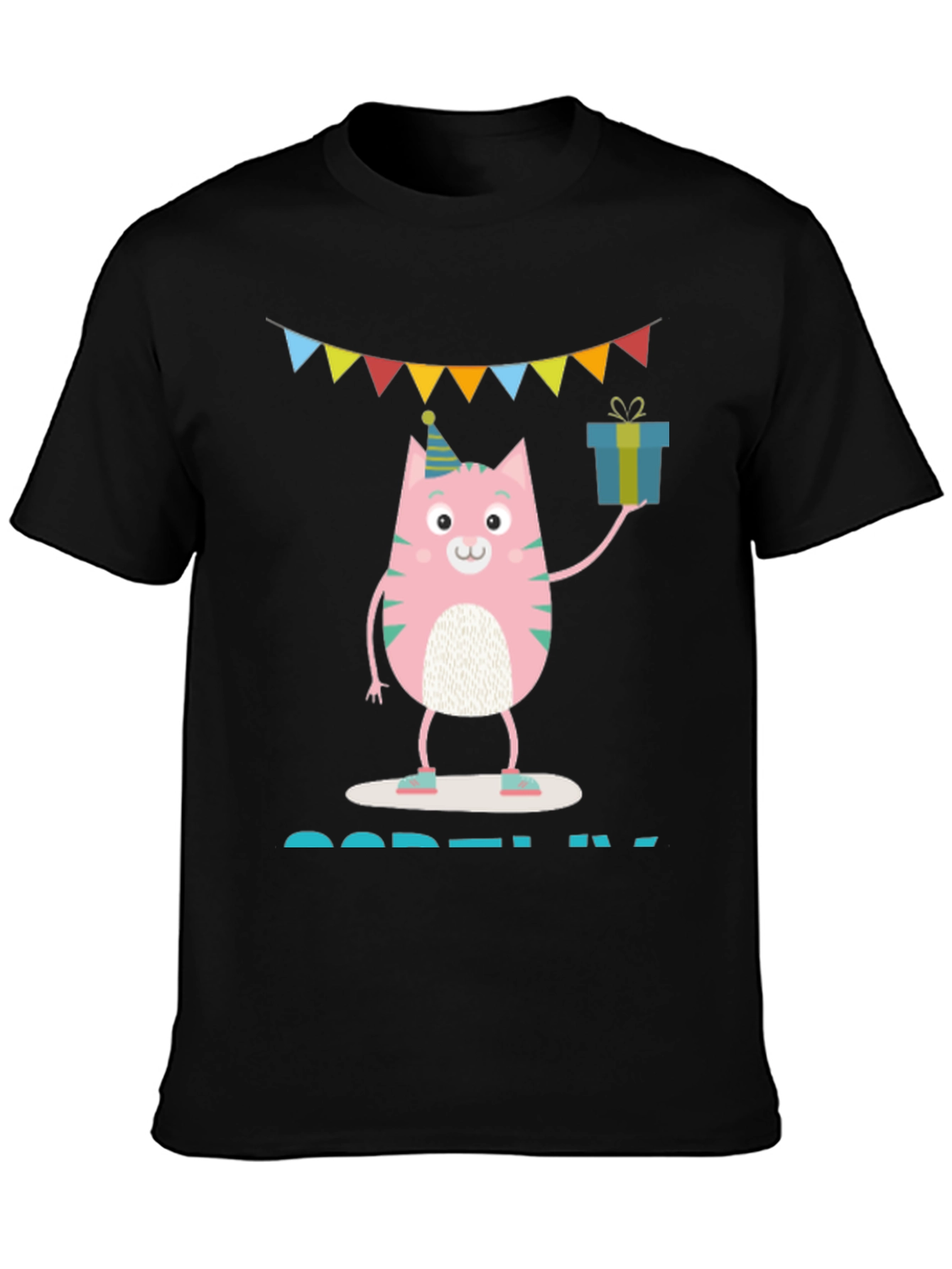 Cute Birthday Cat T-Shirt