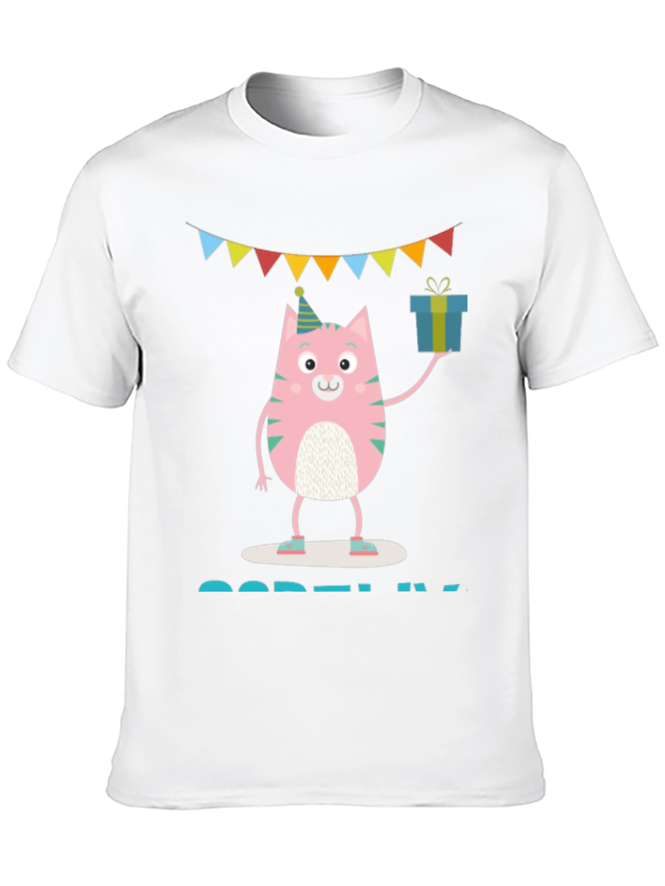 Cute Birthday Cat T-Shirt