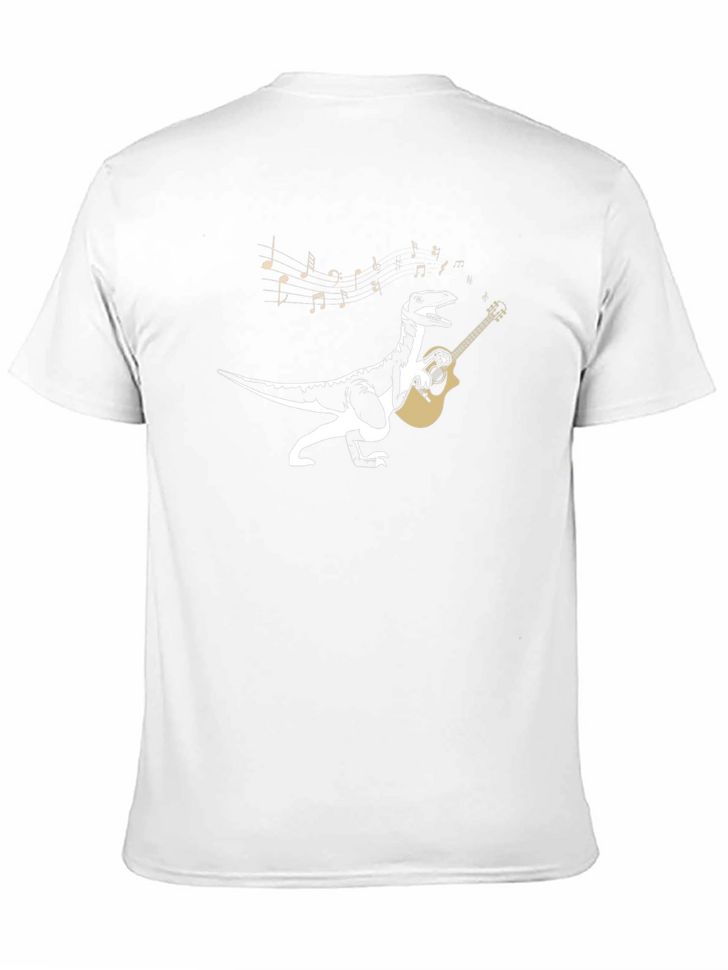 Dino Guitarist Graphic Tee - Black
