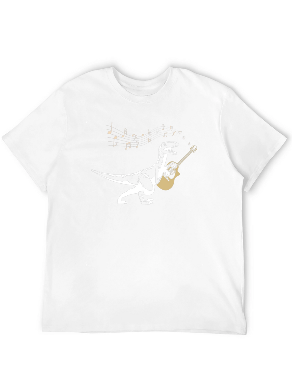 Dino Guitarist Graphic Tee - Black