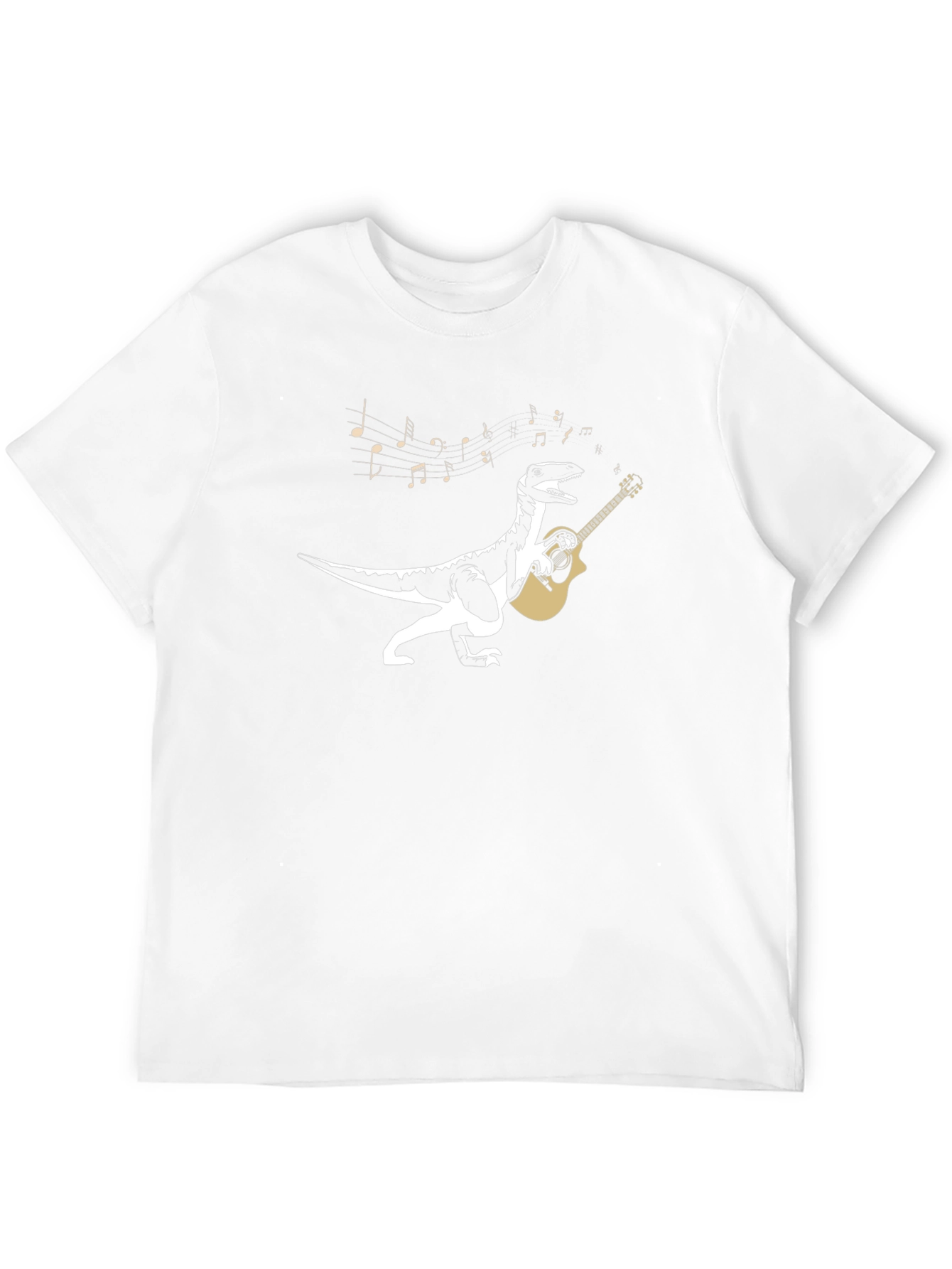 Dino Guitarist Graphic Tee - Black