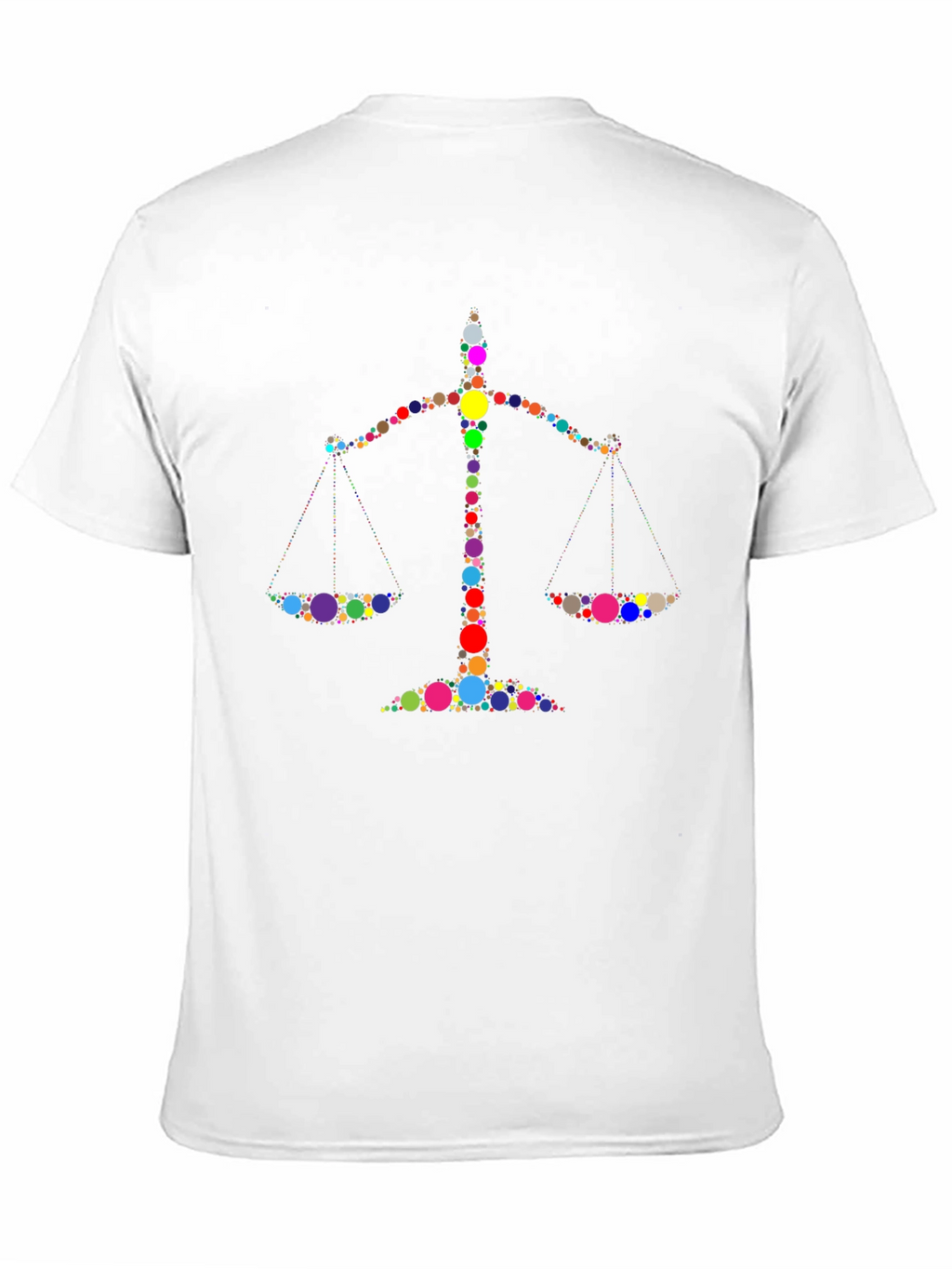 Justice Scales Graphic Black T-Shirt
