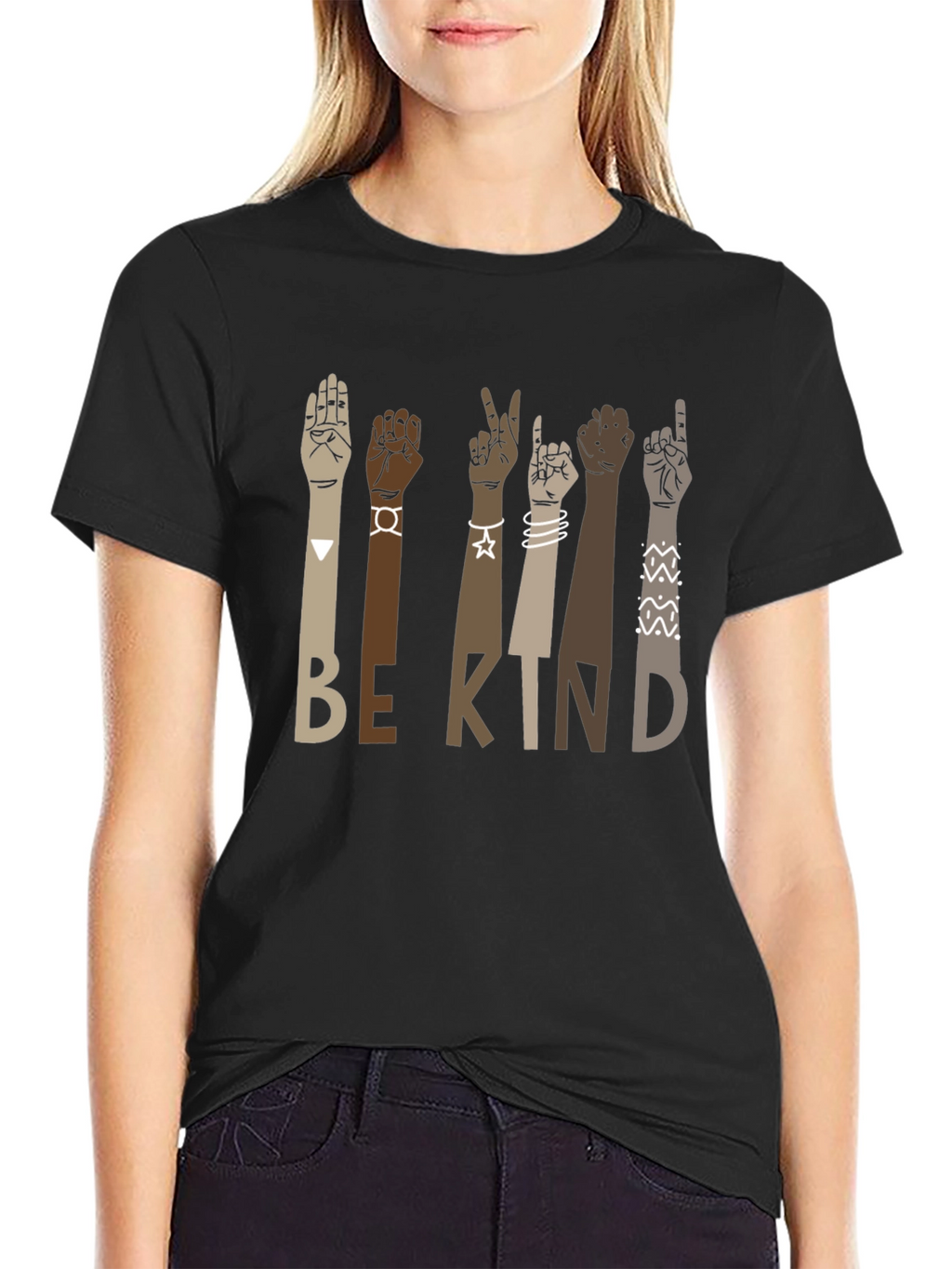 Be Kind Sign Language Graphic Tee