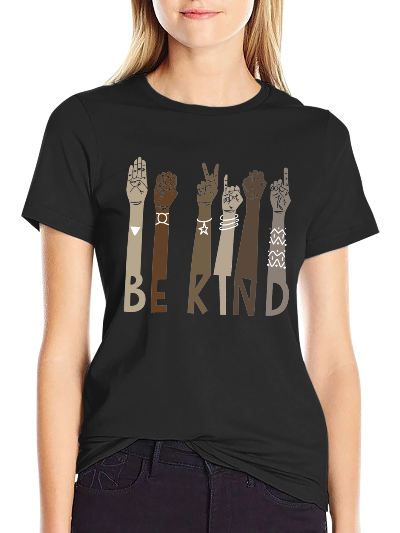 Be Kind Sign Language Graphic Tee