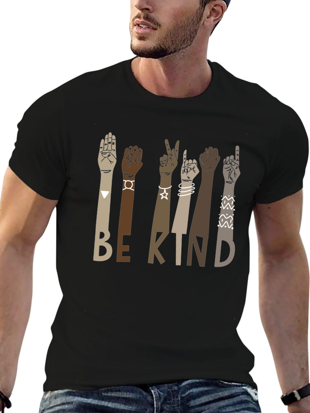 Be Kind Sign Language Graphic Tee