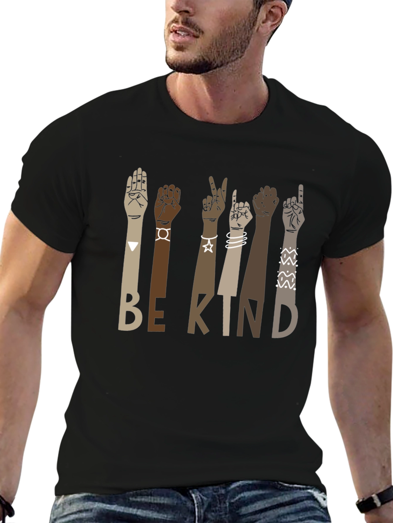Be Kind Sign Language Graphic Tee